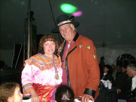 Moi avec le grand Chef de Wendake